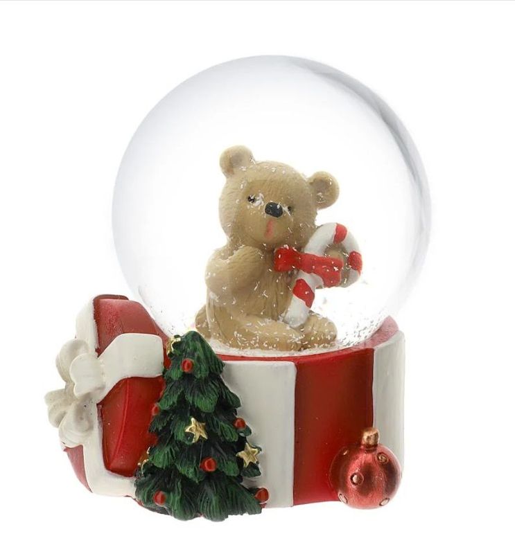 Palla Acqua Neve con orsetto - Hervit Palla Acqua Neve con orsetto - Hervit