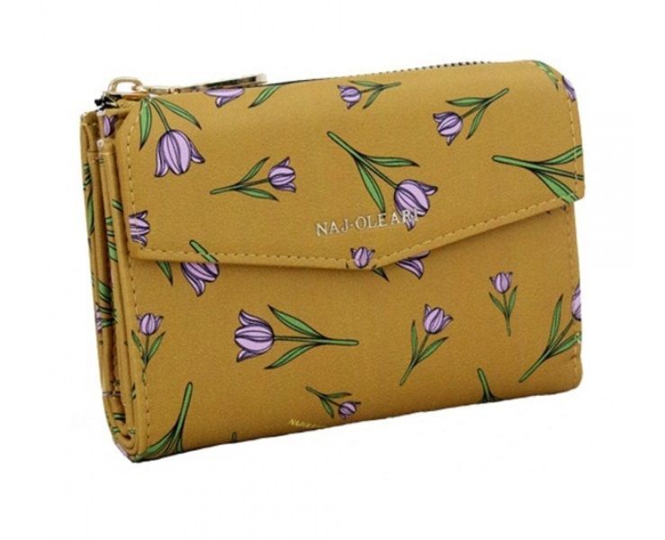 ​Portafoglio Donna con Patta Tulip - Naj Oleari