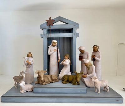 Presepe completo 11 personaggi con capanna - Willow Tree ORIGINAL