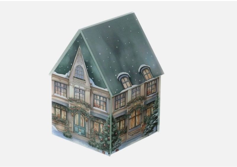 ​Contenitore casetta cottage verde - Hervit