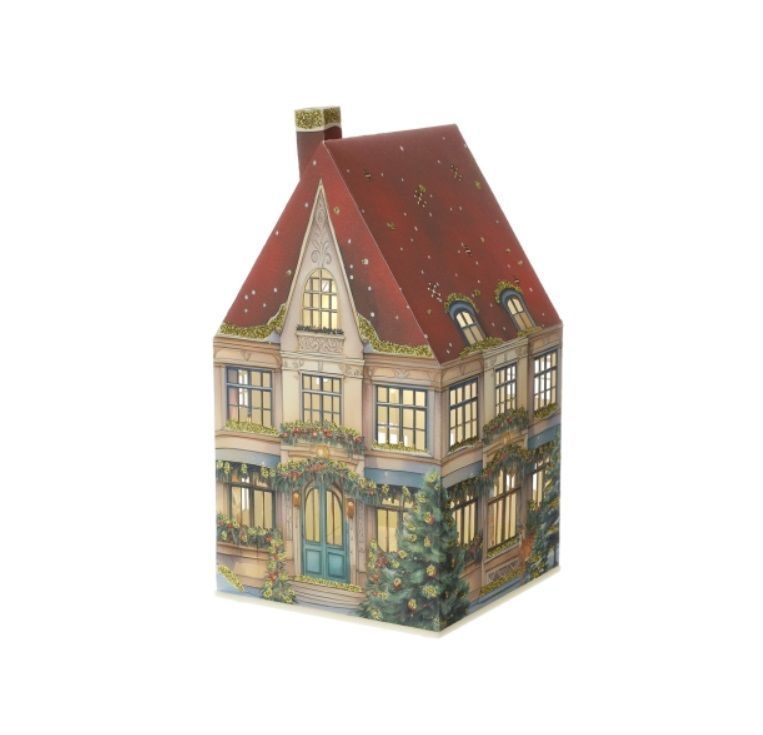 ​Casetta di carta con luce led Rossa - Hervit