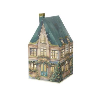 Casetta di carta con luce led Verde - Hervit Casetta di carta con luce led Verde - Hervit