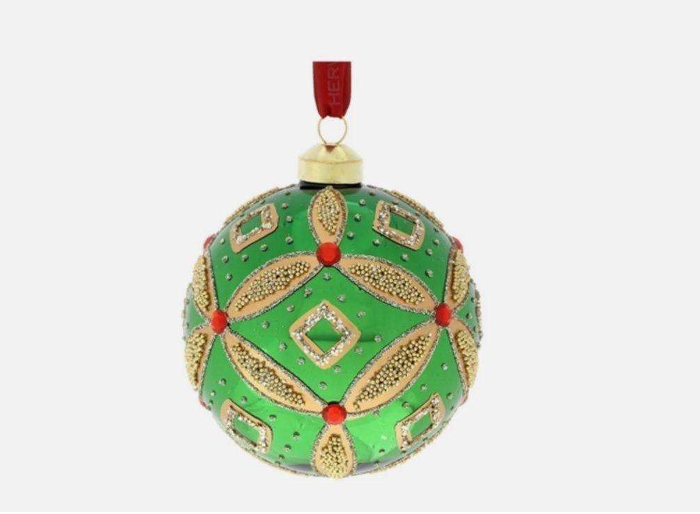 ​SFERA VETRO SOFF.DEC.ROMBO DIA.10 CM VERDE ​SFERA VETRO SOFF.DEC.ROMBO DIA.10 CM VERDE