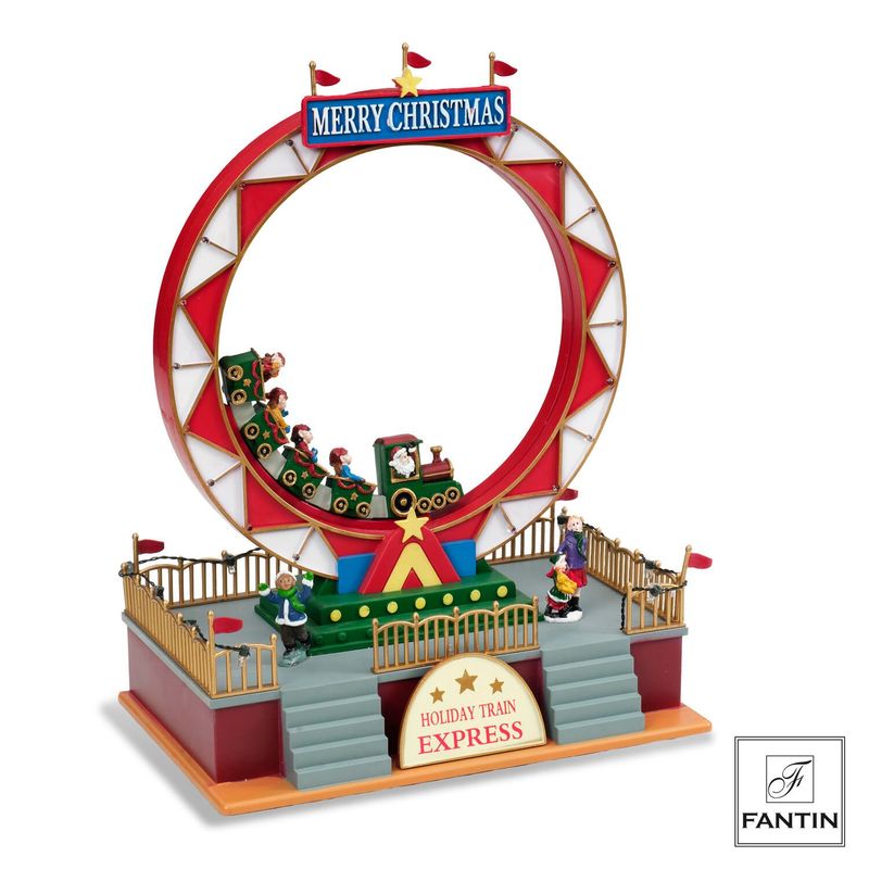 GIOSTRA ROLLER COASTER CON LUCI LED MUSICA E MOVIMEMTNO - Fantin Argenti