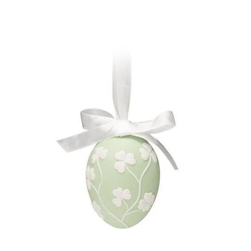 Ovetto da appendere in porcellana Bisquit verde - Palais Royal