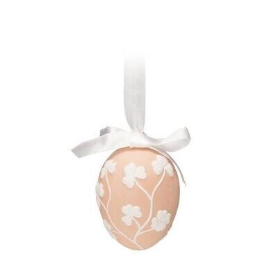 ​Ovetto da appendere in porcellana Bisquit pesca - Palais Royal