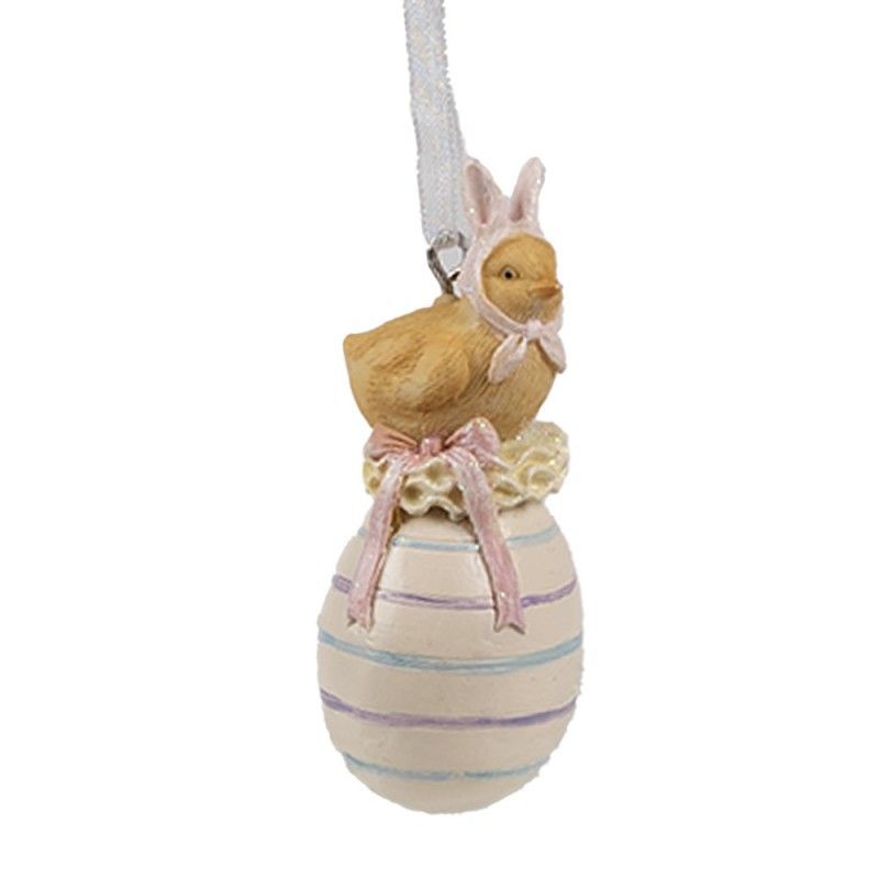 Decorazione di Pasqua da appendere con pulcino - Clayre & Eef