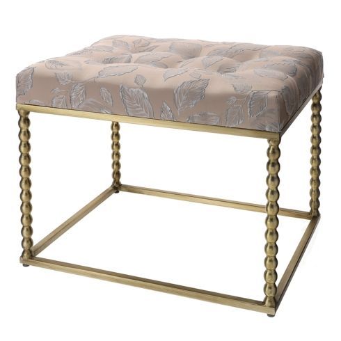 Sgabello in metallo bronzo - Hervit