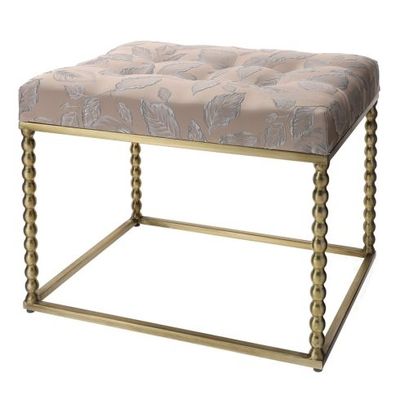 Sgabello in metallo bronzo - Hervit