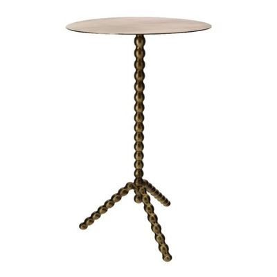 Tavolino in metallo bronzo - Hervit