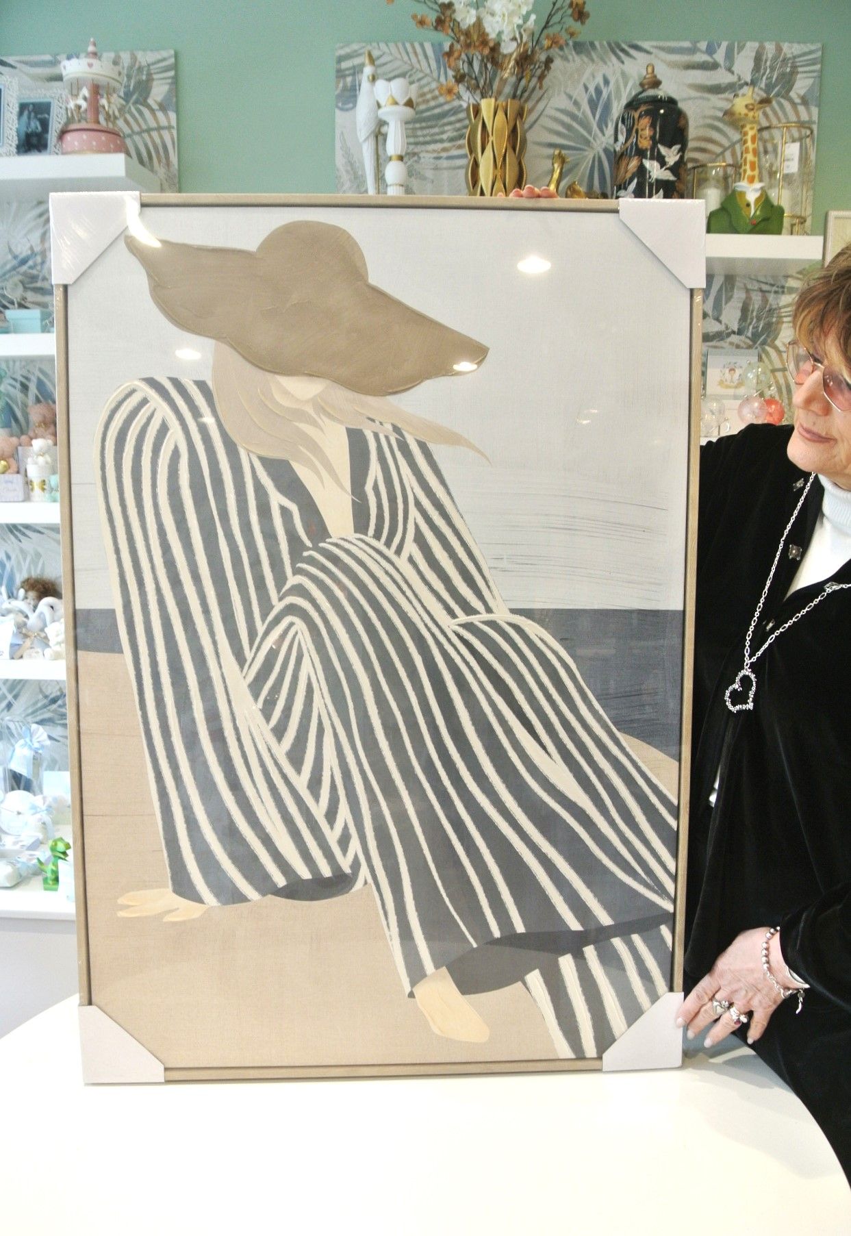 ​Quadro Silhouette Donna 70x100 - Henriette