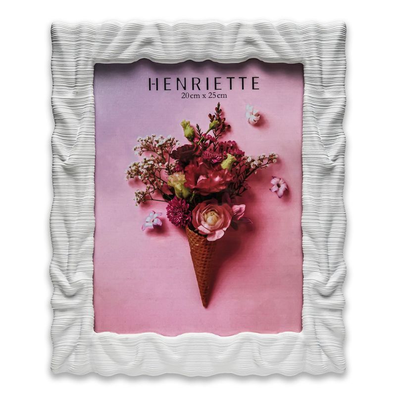 ​Cornice Increspata bianca 13x18 - Henriette
