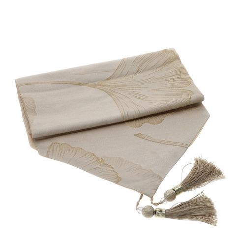 Runner Jacquard Ginkgo Beige/Oro- Hervit