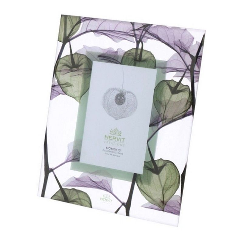 Cornice Vetro Alkekengi Verde grande - Hervit