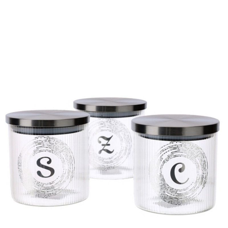 Set Tre Barattoli Vetro - Hervit