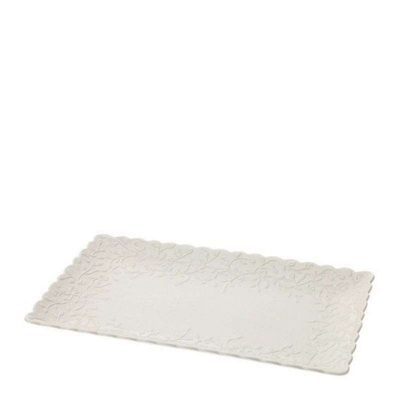 Vassoio Rettangolare Porcellana Romance - Hervit