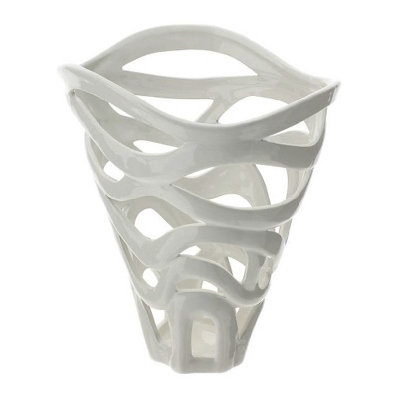 Vaso Leaf Traforato Porcellana - Hervit