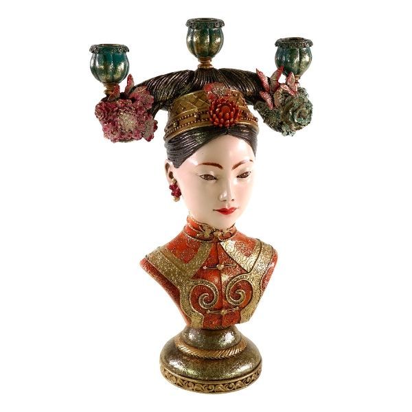 Portacandele donna asiatica - Werns Portacandele donna asiatica - Werns