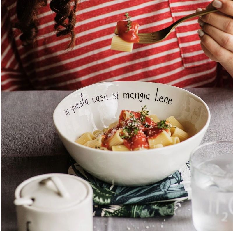 Insalatiera In questa casa si mangia bene - Simple Day