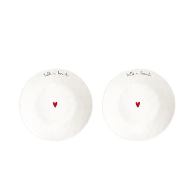 Set 2 Piatti fondi Tutti a tavola - Simple Day