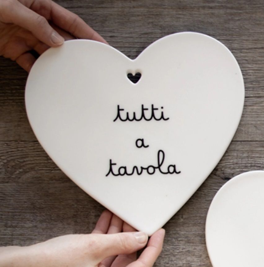 Sottopentola cuore Tutti a tavola - Simple Day