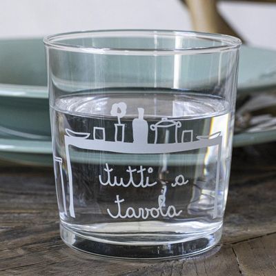 Set 6 Bicchieri acqua Tutti a Tavola - Simple Day Set 6 Bicchieri acqua Tutti a Tavola - Simple Day