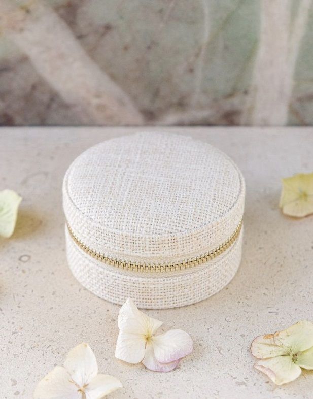 ​Portagioie Yvonne Lino beige - Maison Scarlett