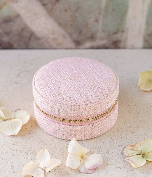 ​Portagioie Yvonne Lino Rosa - Maison Scarlett