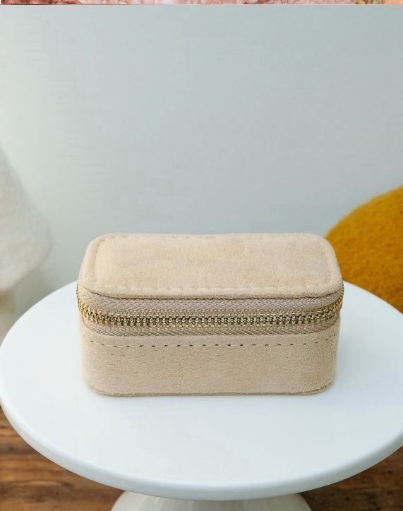 ​Portagioie Marie Velluto Beige - Maison Scarlett