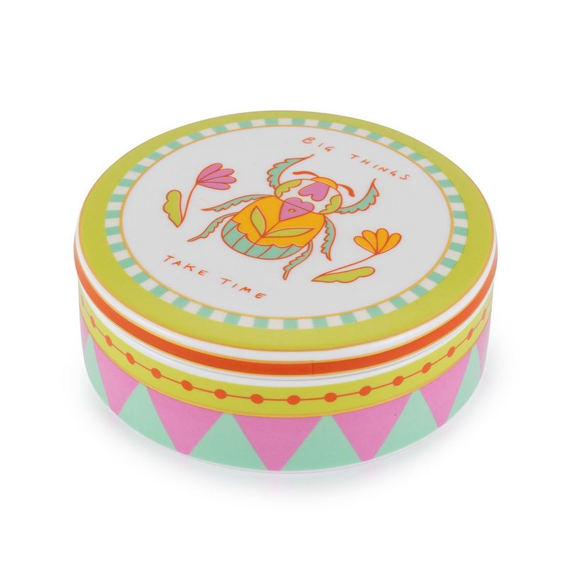 Scatola rotonda decoro Scarabeo - Henriette Scatola rotonda decoro Scarabeo - Henriette