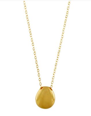 Collana lunga a sfere organiche Placcatura oro - DANSK