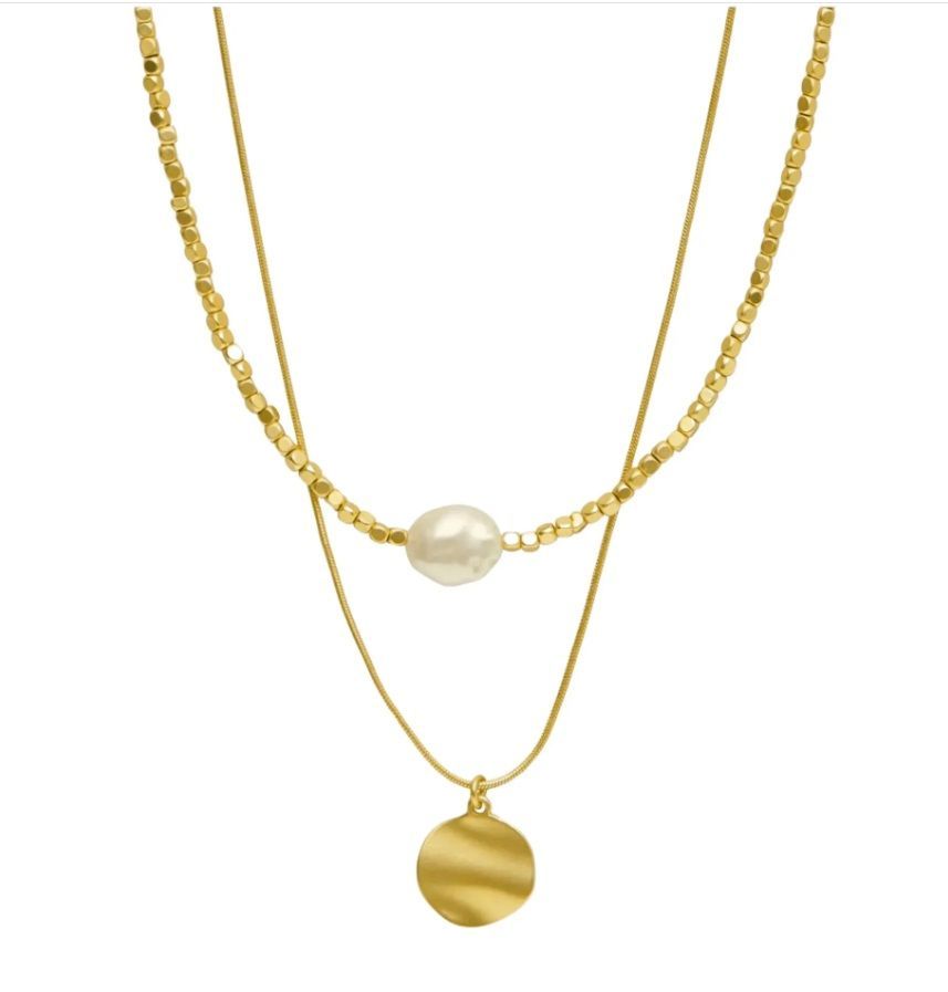 Collana personalizzata Audrey placcatura oro - DNSK