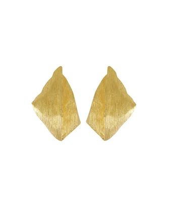 Orecchini Elysian Biomorfo Placcatura Oro - DANSK