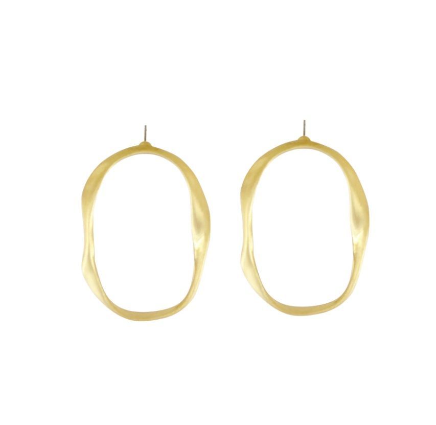 Orecchini Eliseo organico placcato oro - DANSK