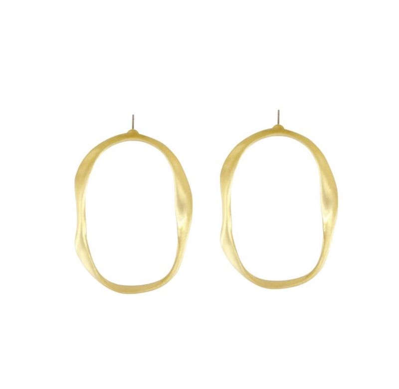 Orecchini Eliseo organico placcato oro - DANSK