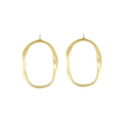 Orecchini Eliseo organico placcato oro - DANSK