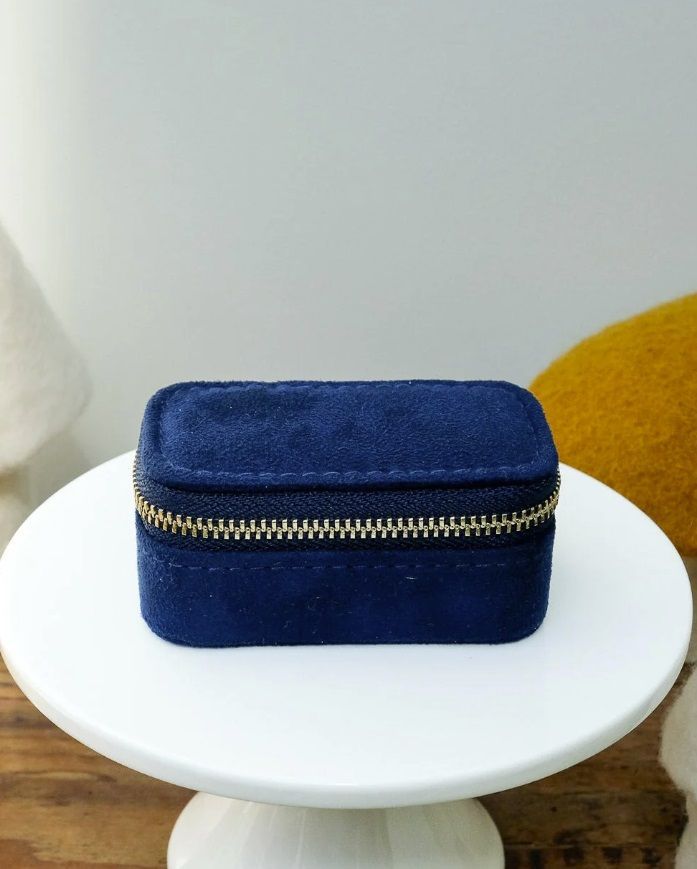 ​Portagioie Marie Velluto Blu - Maison Scarlett