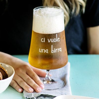 Set 2 Bicchieri birra Ci vuole una birra - 55cl - Simple Day