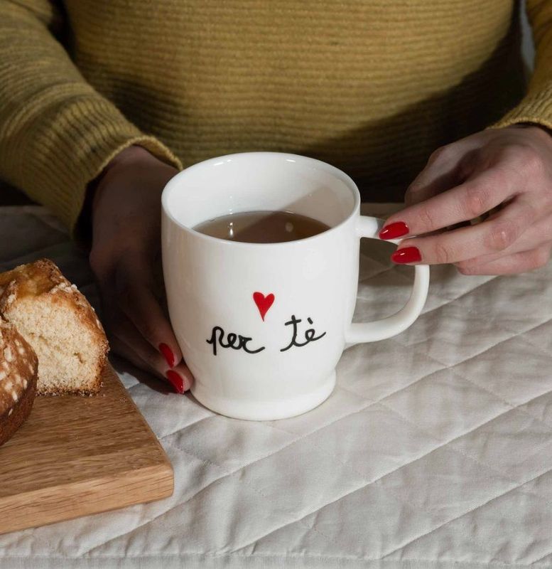 Mug bianca Per tè - Simple Day