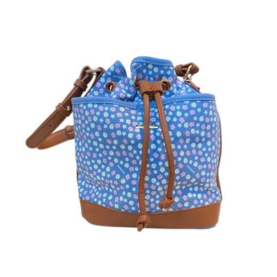 Secchiello Blu jeans con fiorellini - Naj Oleari