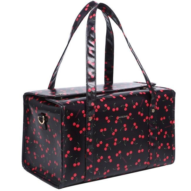 Bauletto nero con ciliegie - Naj Oleari