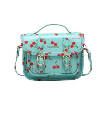 Cartella mini azzurra con ciliegie - Naj oleari