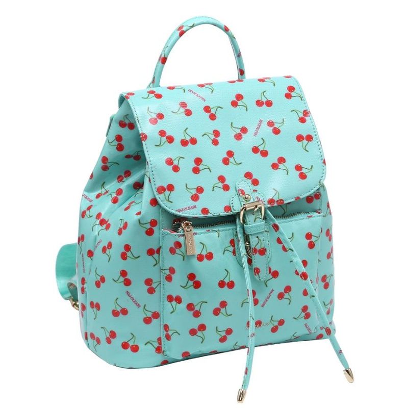 Zaino azzurro con ciliegie - Naj Oleari