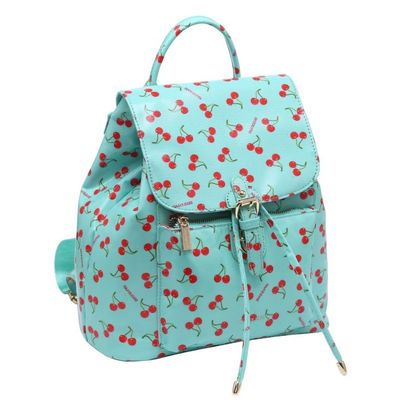 Zaino azzurro con ciliegie - Naj Oleari