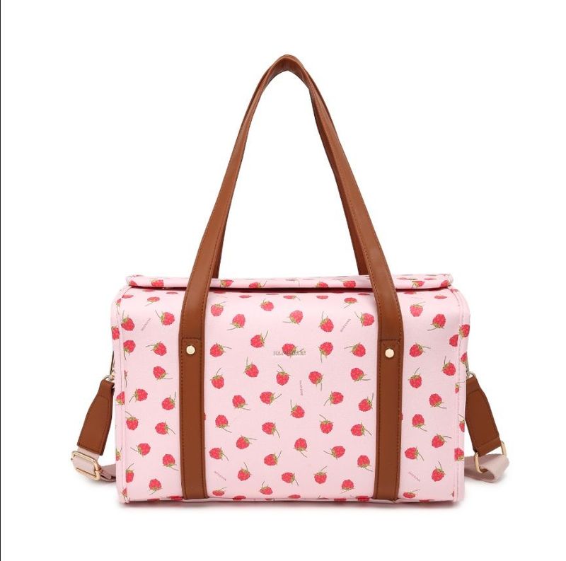 Bauletto rosa con lamponi  - Naj Oleari