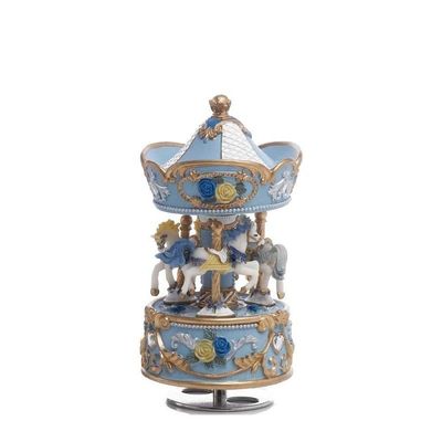 Carillon Giostra con cavalli cielo 15 cm - Encantada Carillon Giostra con cavalli cielo 15 cm - Encantada
