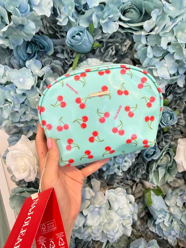​Pochette Ovale Cherry azzurra - Naj Oleari