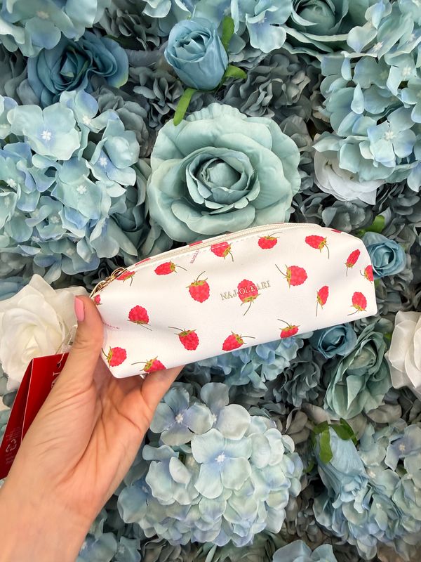 ​Pochette Astuccio lamponi bianca - Naj Oleari