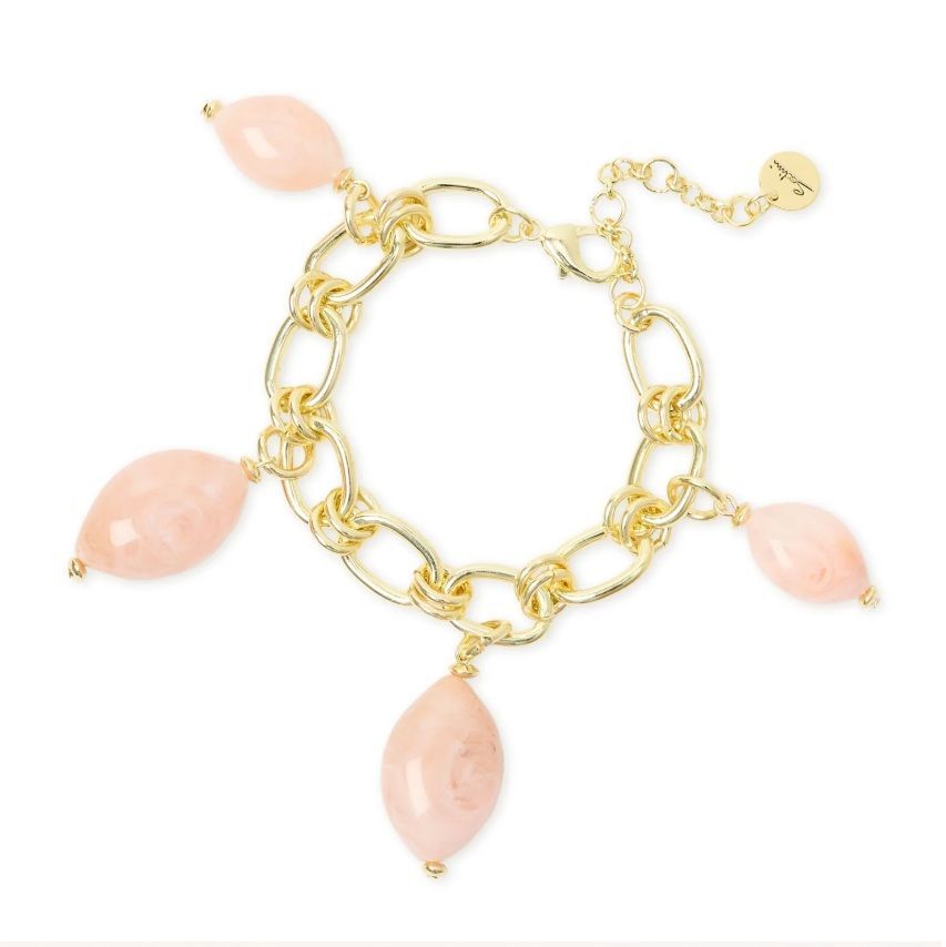Bracciale catena pendenti Harper Rosa - Sodini Bracciale catena pendenti Harper Rosa - Sodini