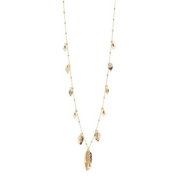 Collana catena foglie perle Daphne Oro - Sodini Collana catena foglie perle Daphne Oro - Sodini